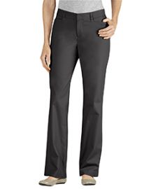 Dickies Ladies' Curvy Fit Straight Leg Flat Front Pant