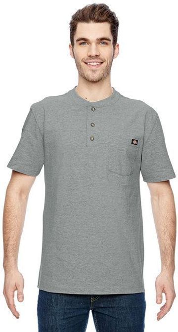 Dickies Men's 6.75-ounce. Heavyweight WorkHenley