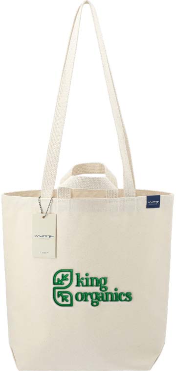 Moop Carson 100% Cotton 12oz Duck Canvas Tote Bag - 4" x 15" x 15"