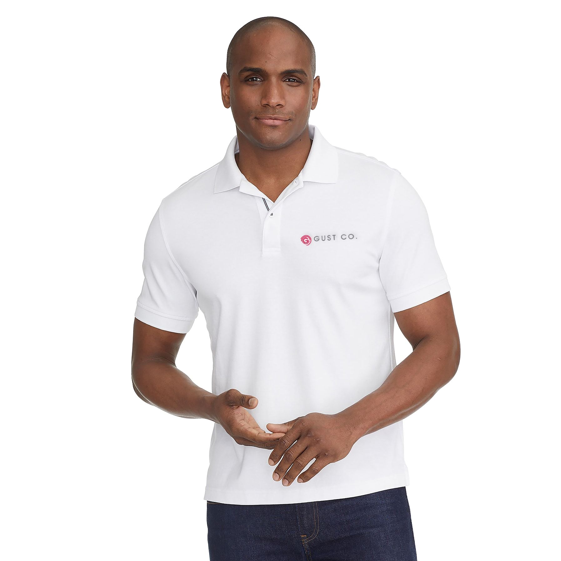 UNTUCKit Damaschino Men's Performance Short Sleeve Polo Shirt - Wrinkle Free